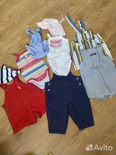 Вещи для девочки 6-9 мес пакетом