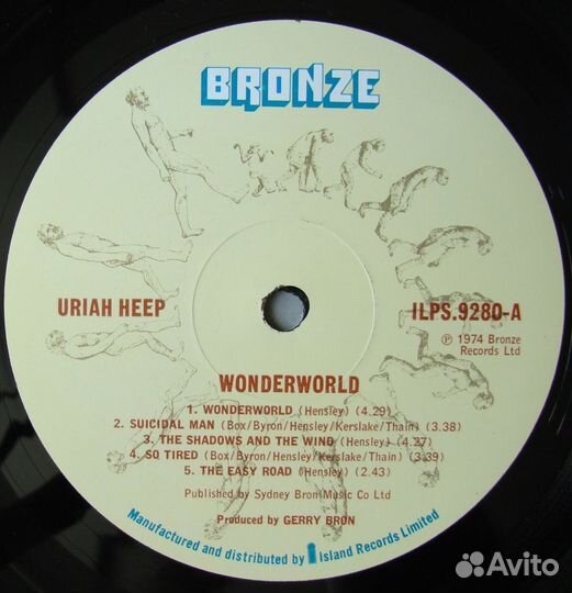 Uriah heep - wonderworld / 1974 UK / england