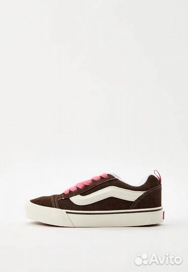 Кеды Vans Knu Skool Retro Color Brown/True White