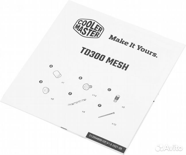 Компьютерный корпус Cooler master TD300-kgnn-S00