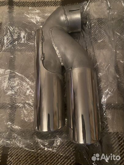 Комплект насадок глушителя VW Touareg 03-10