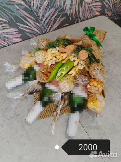 Мужские съедобные букеты