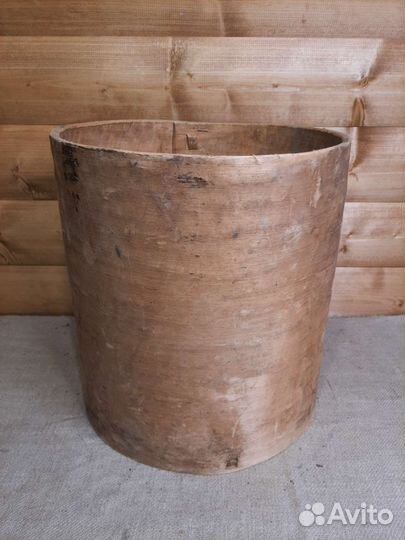 Короб Лубяной Круглый без крыши 19в