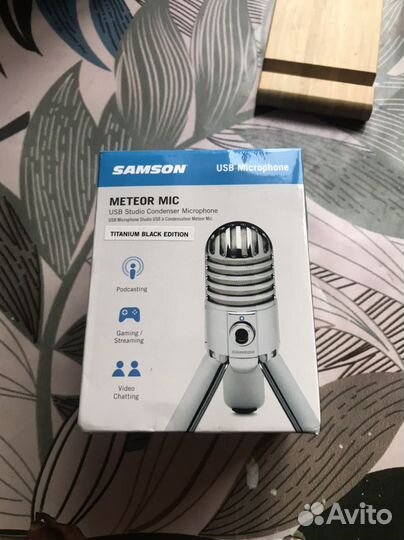 Микрофон Samson meteor mic usb
