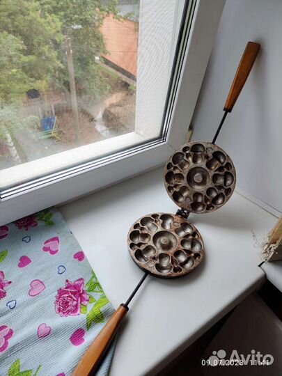 Сковорода советских времён СССР грибочки