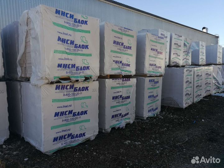 Газоблок, газобетонные блоки инси-блок