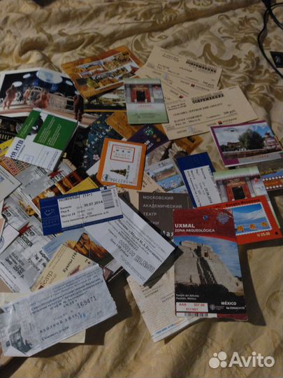 Старые открытки (СССР) и билеты разные