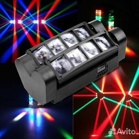 Светомузыка LED Mini Spider (Паук) новый купить в Москве с доставкой ...