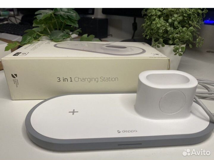 Зарядная станция Deppa 3 in 1