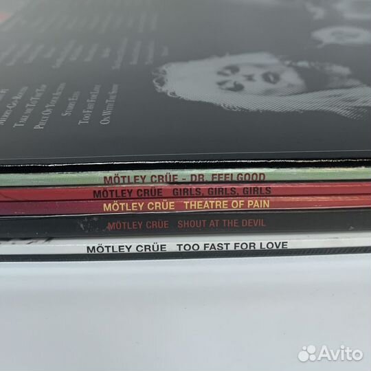 Motley Crue - Crucial Crue 1981-1989 Box 5LP vinyl