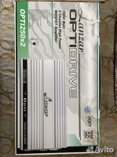 Усилитель 250x2 Lanzar opti drive