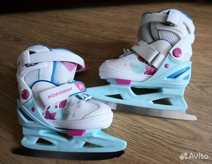 Коньки детские раздвижные р.26-31