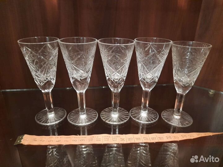 Хрусталь рюмки, фужеры