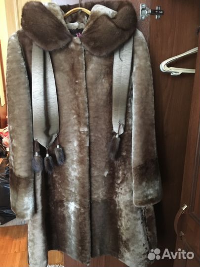 Шуба мутон. Новая