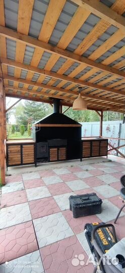 Мангал, мангальная зона, мангальный комплекс