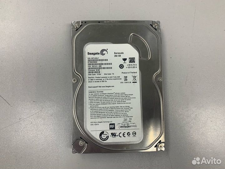 Жесткий Диск 250Gb 3.5