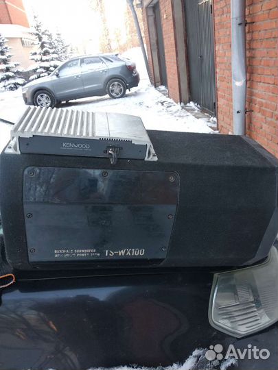 Сабвуфер и усилитель бу