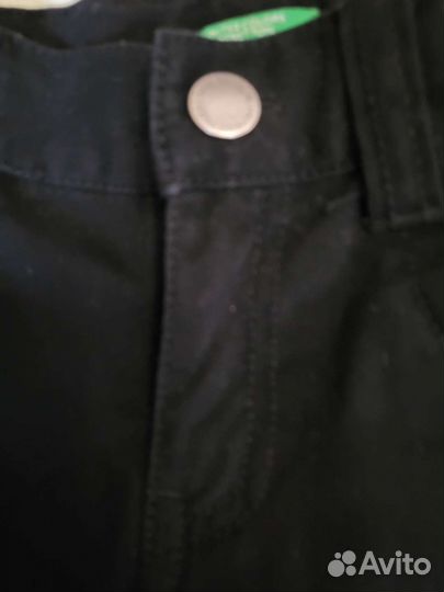 Юбка детская чёрная, размер 130, Benetton