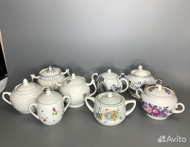 Сахарницы фарфоровые из советских сервизов винтаж купить в Санкт ...