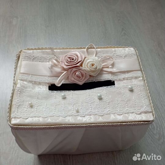 Банк-коробка для денег, на свадьбу. ручная работа