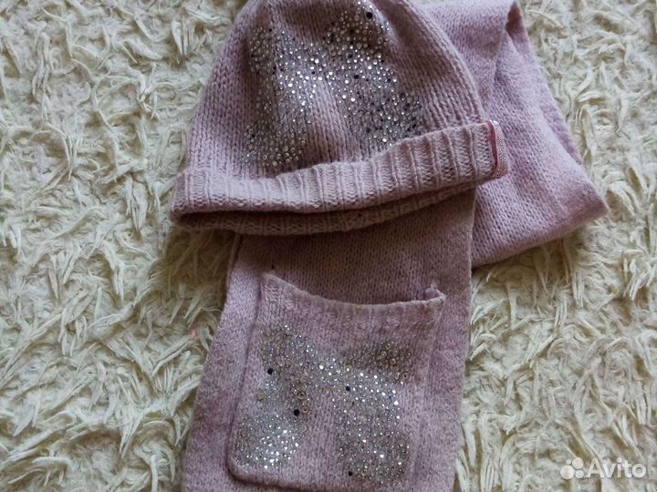 Шапка и шарф monnalisa