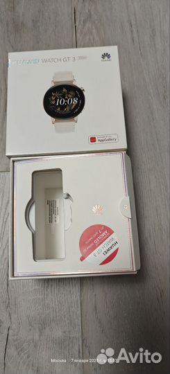 Смарт часы huawei watch gt 3 42mm