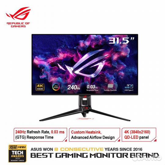 Игровой монитор Asus Rog Swift oled pg32ucdm