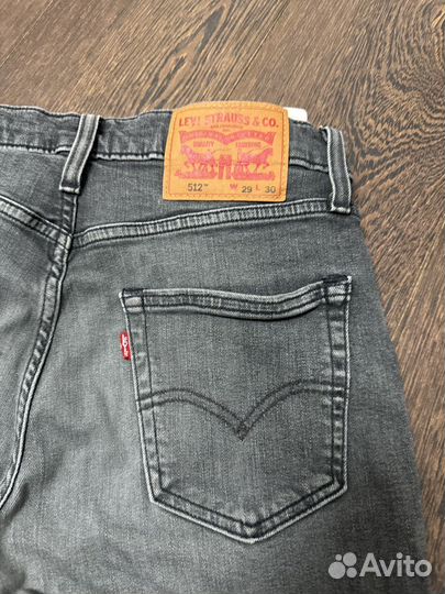 Джинсы мужские levis 512 W29 L30