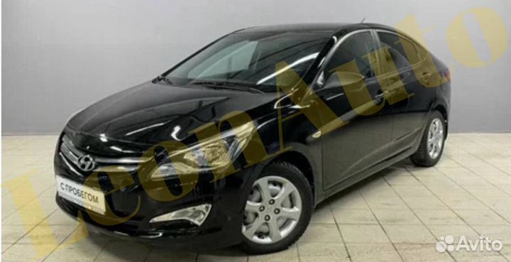 Капот на Hyundai Solaris 1 2010-2017 Черный