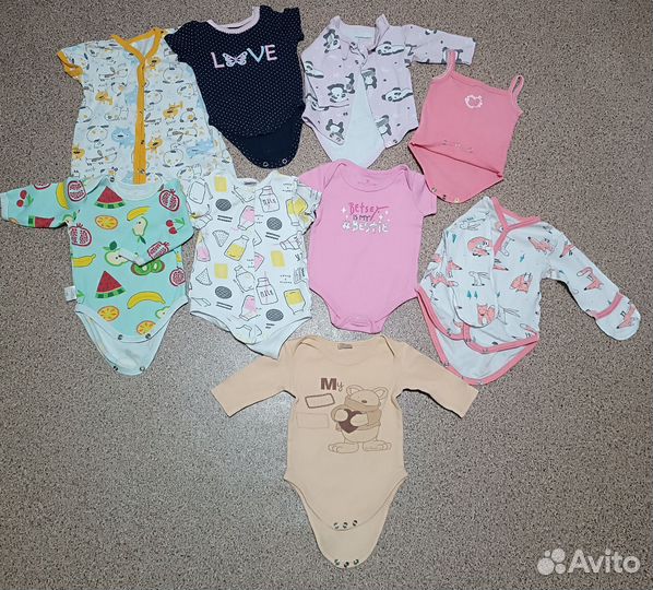 Одежда пакетом для девочки 56-74