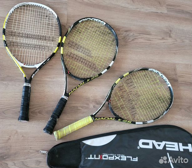 Ракетки для большого тенниса, и 3 чехла
