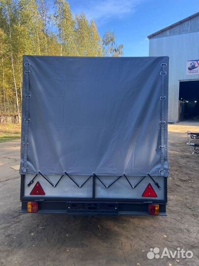 Прицеп одноосный 3.0х1.5 бортовой усиленный