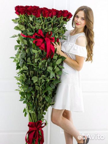 Букеты из 101 розы, 51 розы, 25 роз, с доставкой