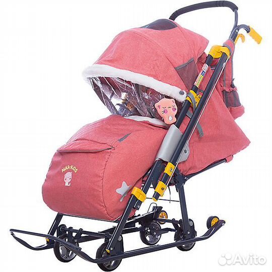 Детские санки коляска