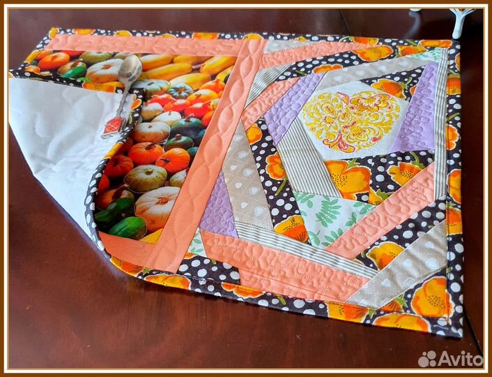 Ланчматы сервировка стола печворк подарок