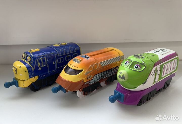 Паровозики Chuggington 6 штук