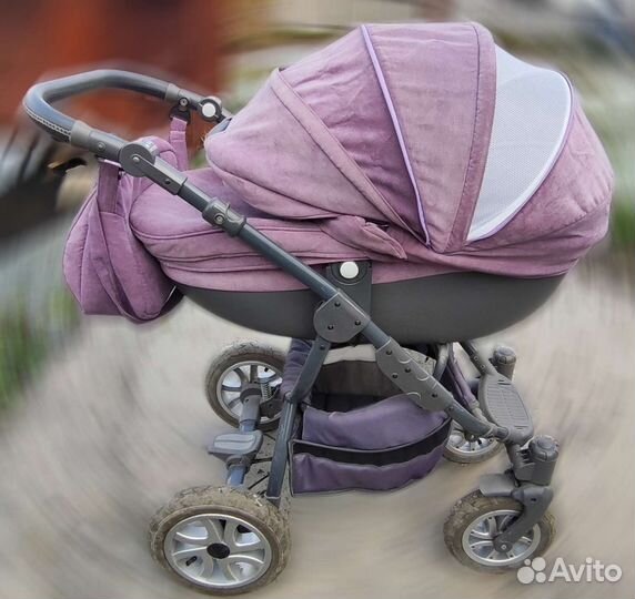 Коляска 2 в 1 Lonex Sweet Baby Pastel