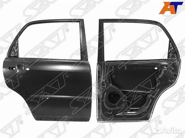 Дверь задняя KIA sportage II 05-10