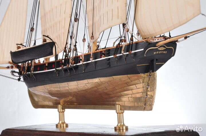 Модель Корабля - Люгер Петергоф, 1829 г., М1:72