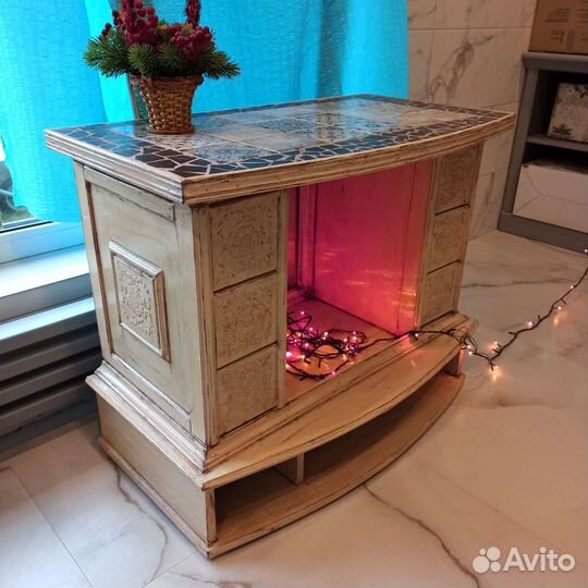 Тумба. Декоративный камин