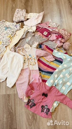 Пакет вещей на девочку 0-9 месяцев