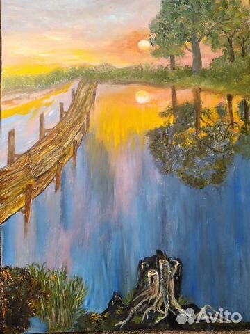 Картина маслом пейзаж