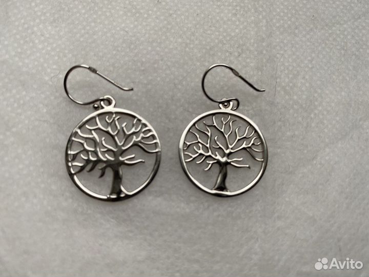 Серьги Серебро России