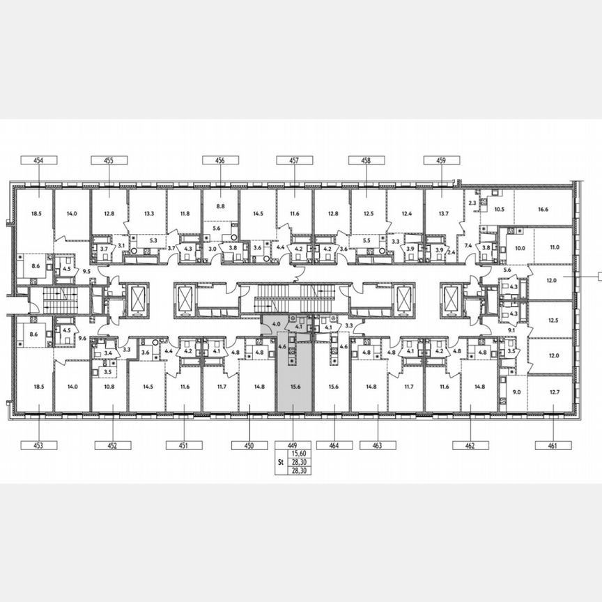 Квартира-студия, 28,3 м², 2/30 эт.