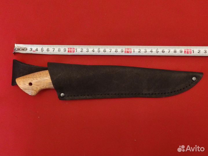 Нож разделочный,сталь Х12мф, Ковка, каленая,HRC62