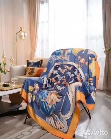 Плед покрывало Hermes