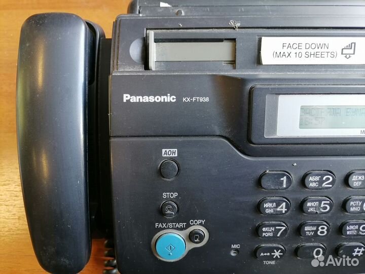 Факс Panasonic KX-FT938