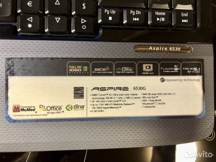 Игровой ноутбук acer