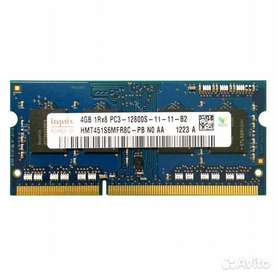 Оперативная память ddr3 для ноутбука 4gb