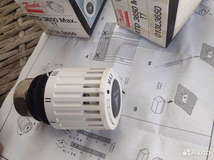 Термоголовка danfoss 3650 max